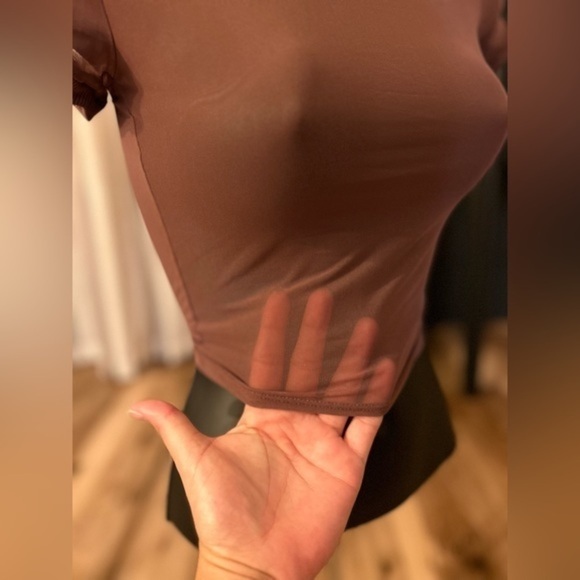 Forever 21, short sleeve, see through crop top, size S - Picture 4 of 5